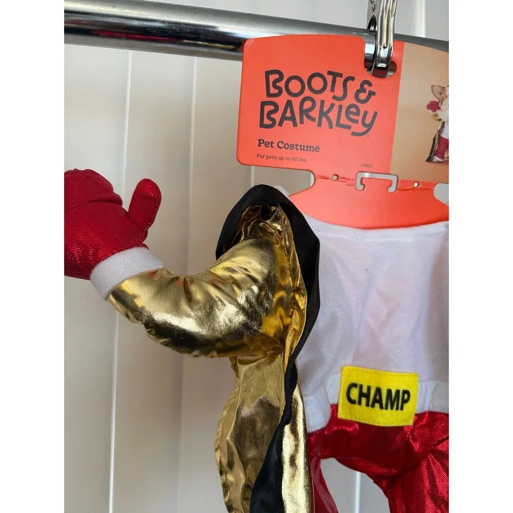 New Boots and Barkley Dog Boxing Champ Frontal Halloween Costume Size Medium